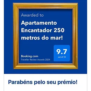 Apartamento Encantador 250 Metros Do Mar! Apartamento